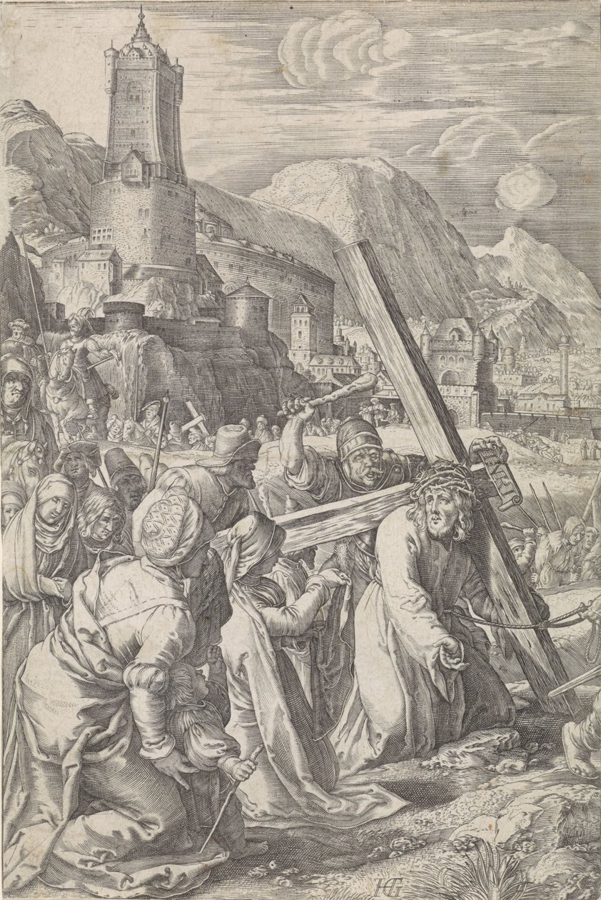 Portare la croce, La Passione (titolo della serie) da Abraham Hogenberg