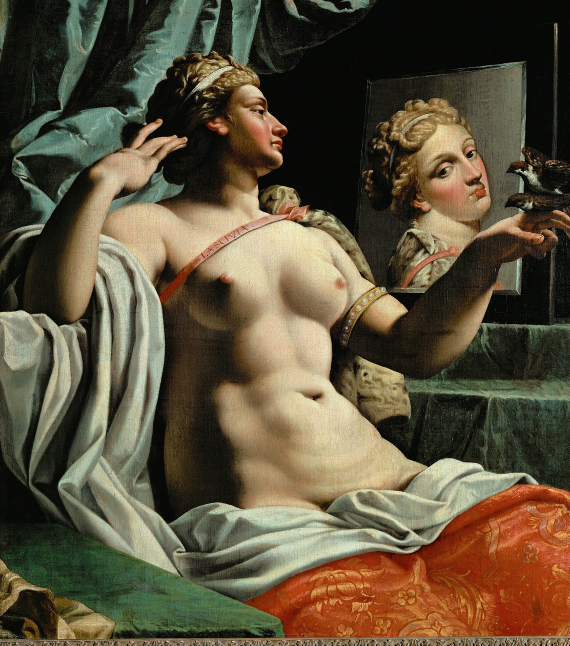 Lascivia (olio su tela) da Abraham Janssens