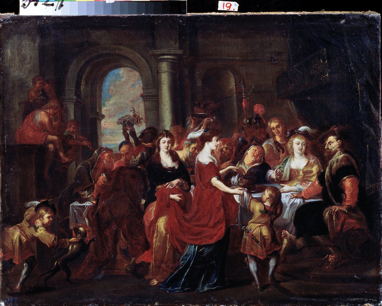 Il banchetto di Erode da Abraham Jansz. van Diepenbeeck