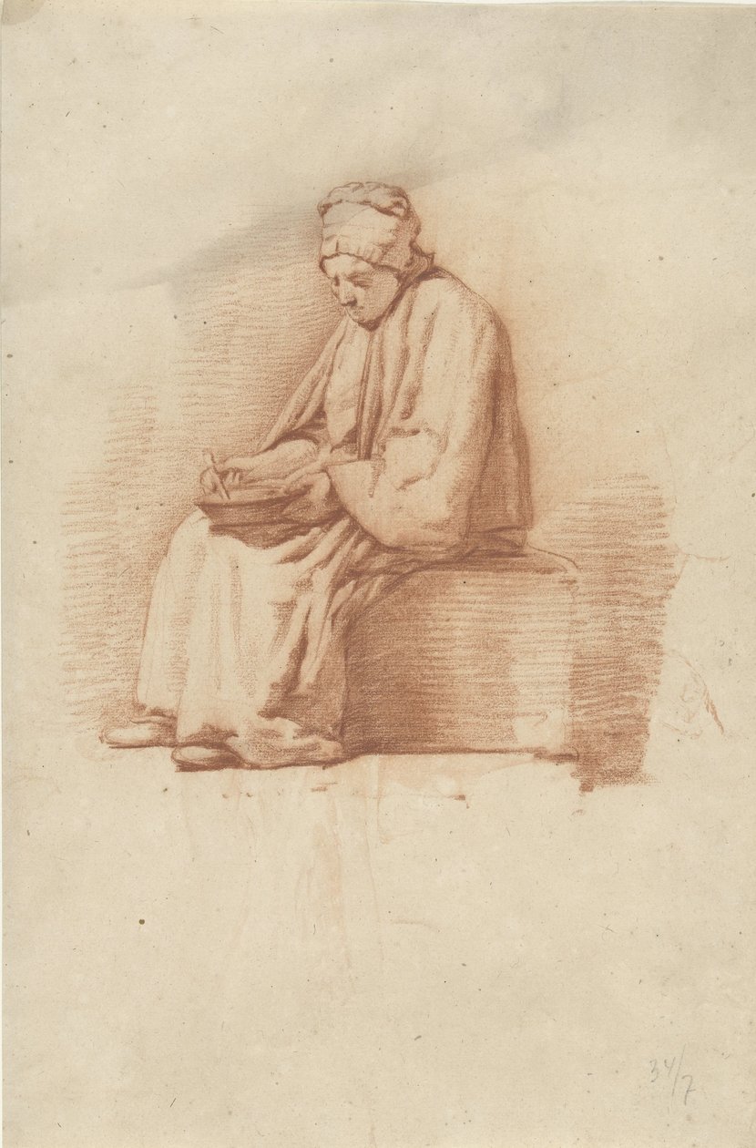 Donna seduta da Abraham Johannes Ruytenschildt