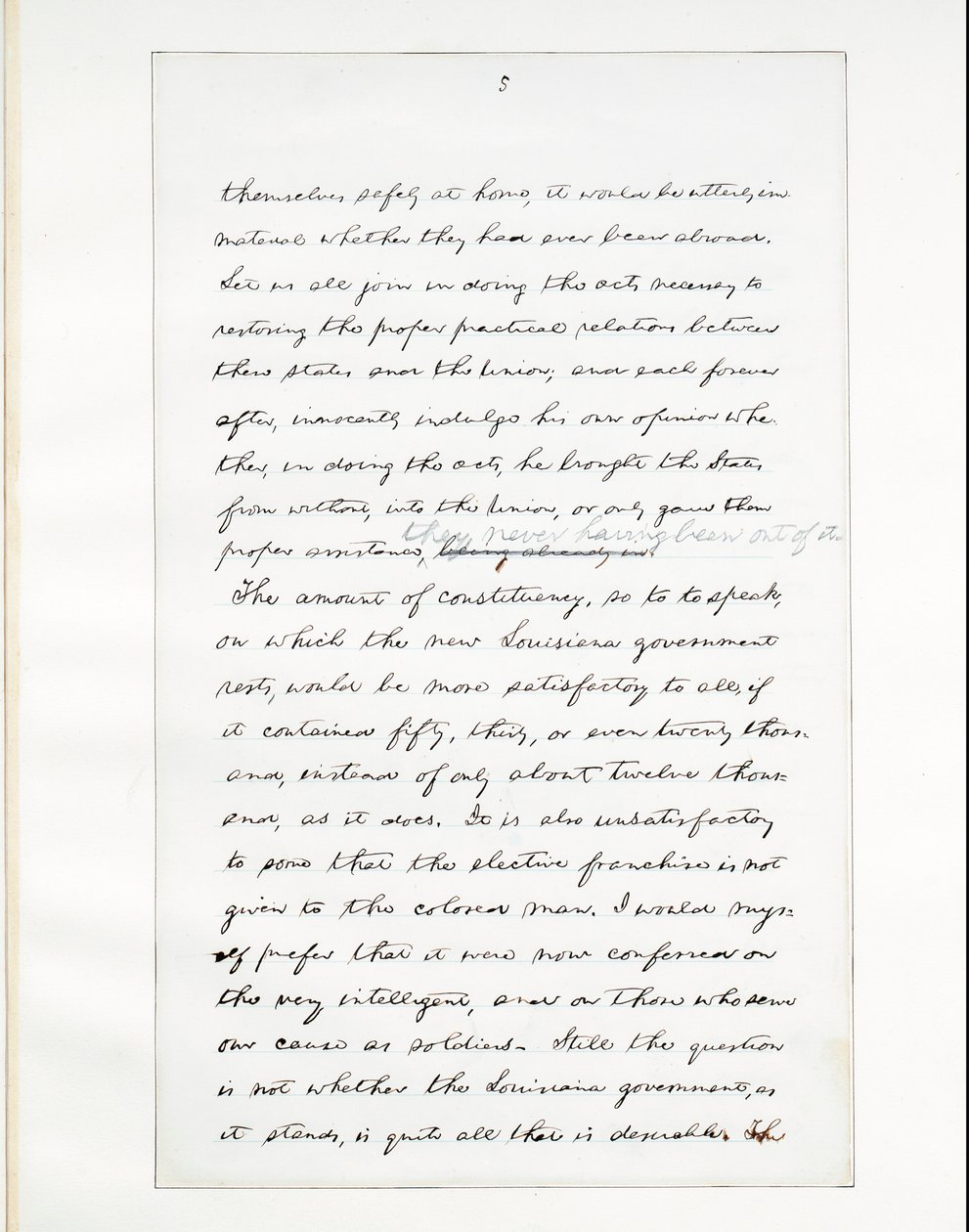 Manoscritto autografo dell