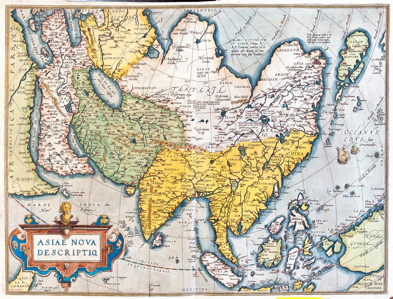 Asia da Abraham Ortelius