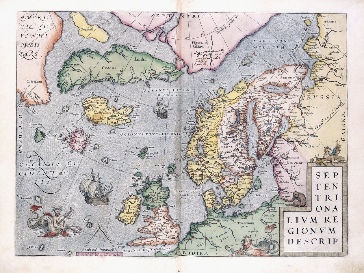 Mappa a doppia pagina dell