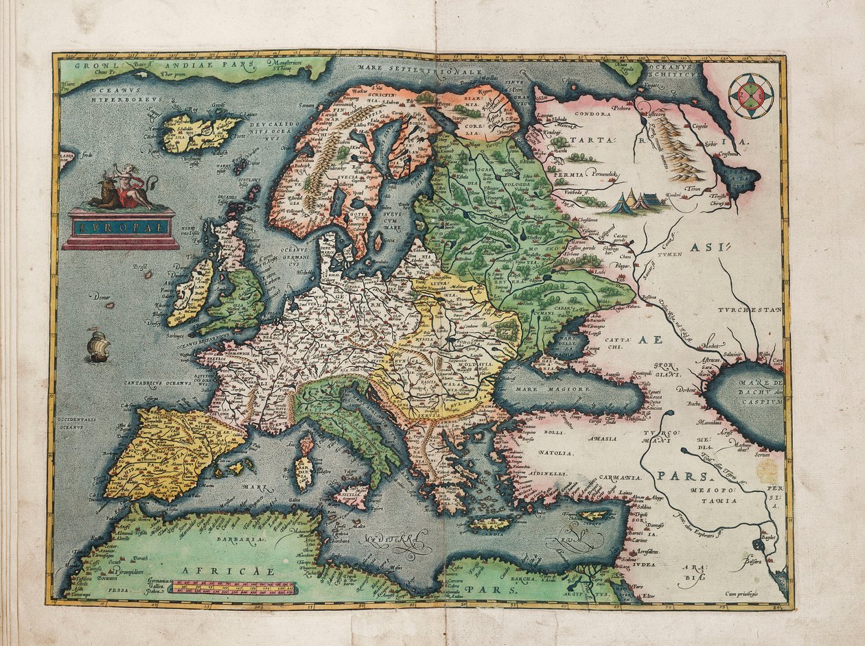 Europa da Abraham Ortelius