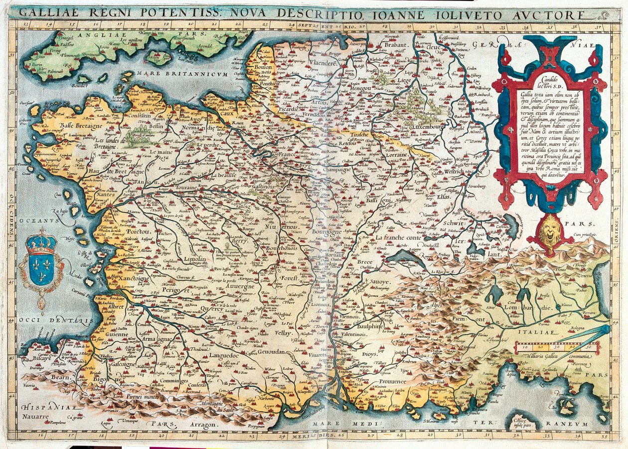 Francia da Abraham Ortelius