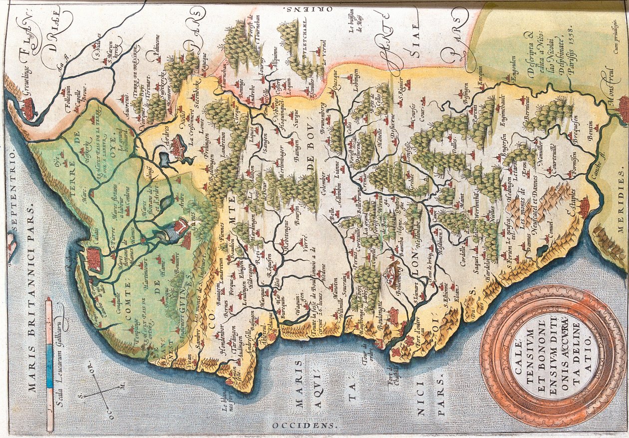 Nord-Pas de Calais , Francia da Abraham Ortelius