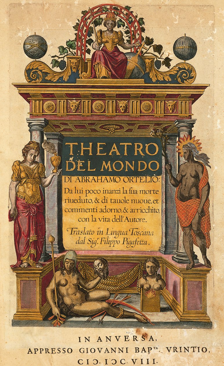Theatrum orbis terrarum, pagina del titolo dell