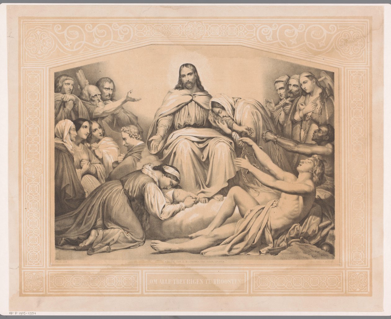 Cristo consolatore da Abraham Pieter Felix