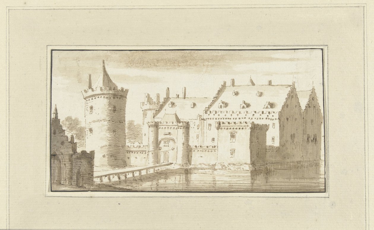 Casa Kronenburg sulla Vecht da Abraham Rademaker