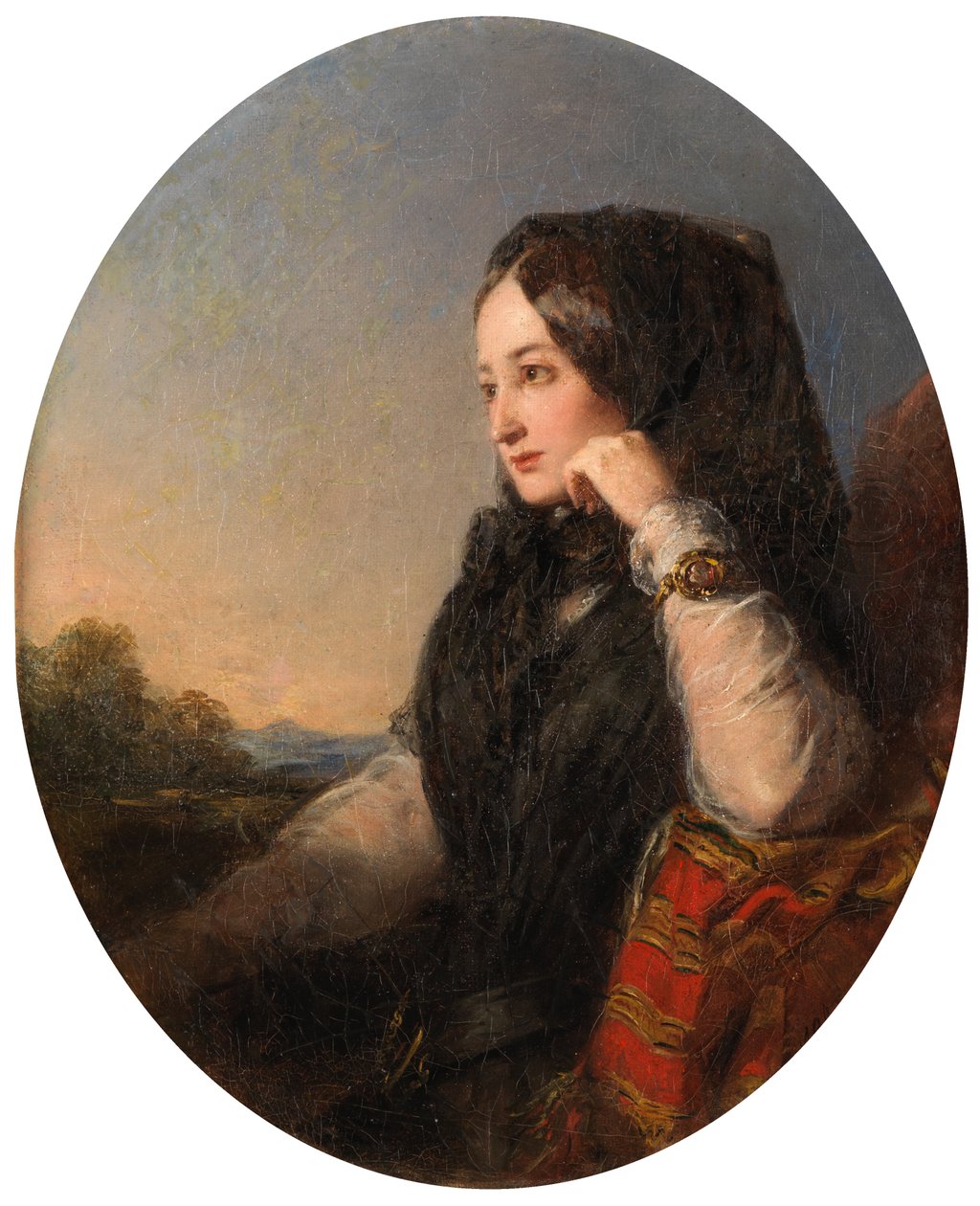 La Tristesse (olio su tela) da Abraham Solomon