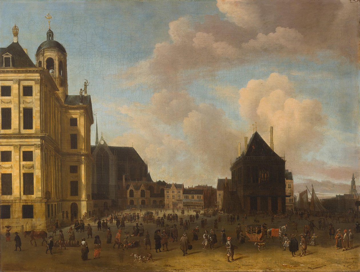Piazza Dam da Abraham Storck