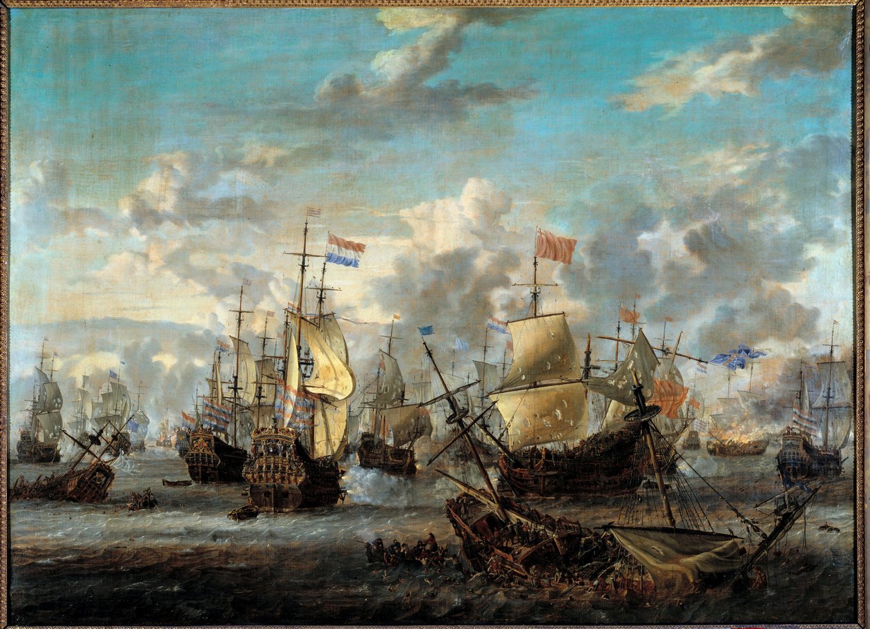 Seconda guerra anglo-neerlandese: La battaglia dei quattro giorni dall