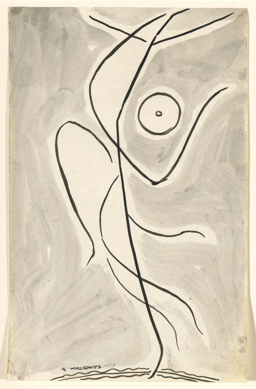 Astrazione della danza: Isadora Duncan da Abraham Walkowitz