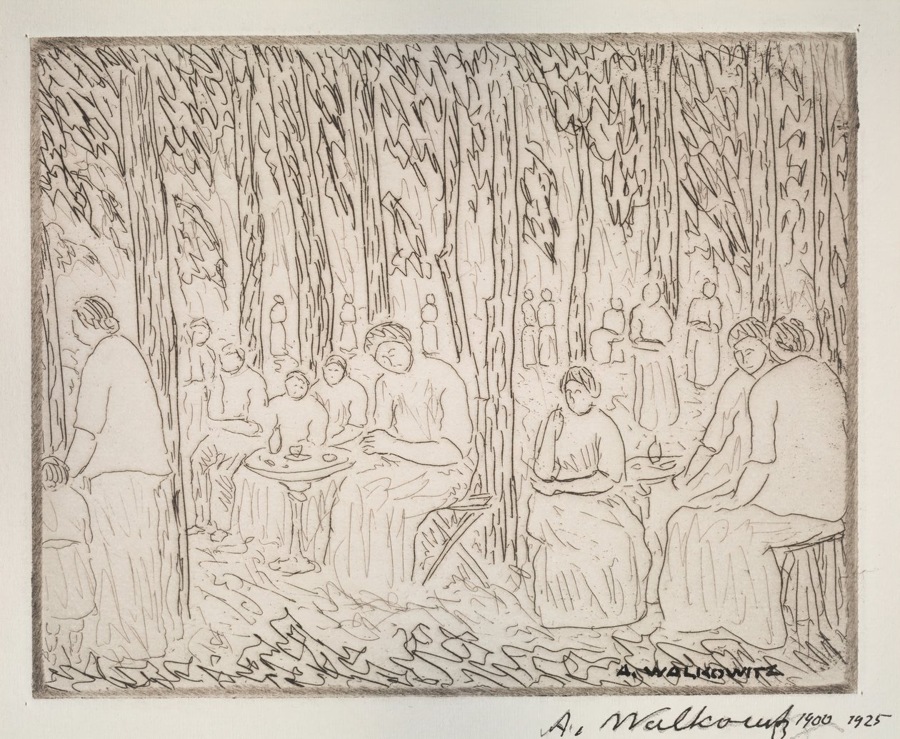 Sotto Due Alberi da Abraham Walkowitz