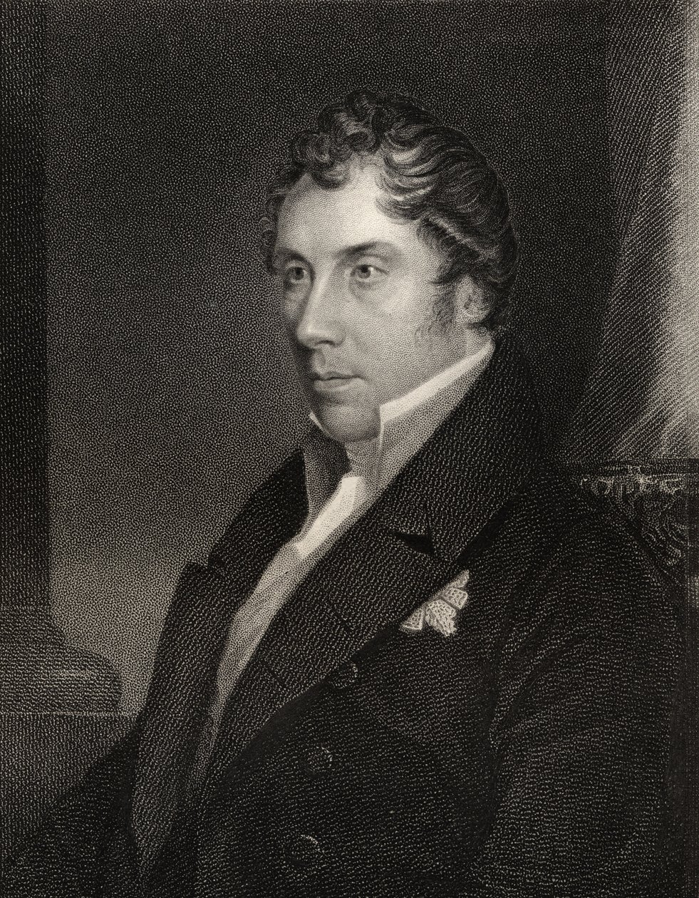 George Hamilton Gordon, inciso da Thomas Woolnoth (1785-1857) da 