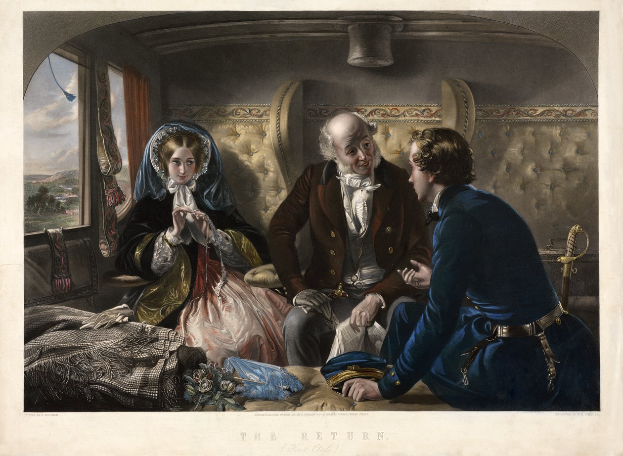 Il ritorno (Prima Classe), pub. 1857 da Abraham after Solomon