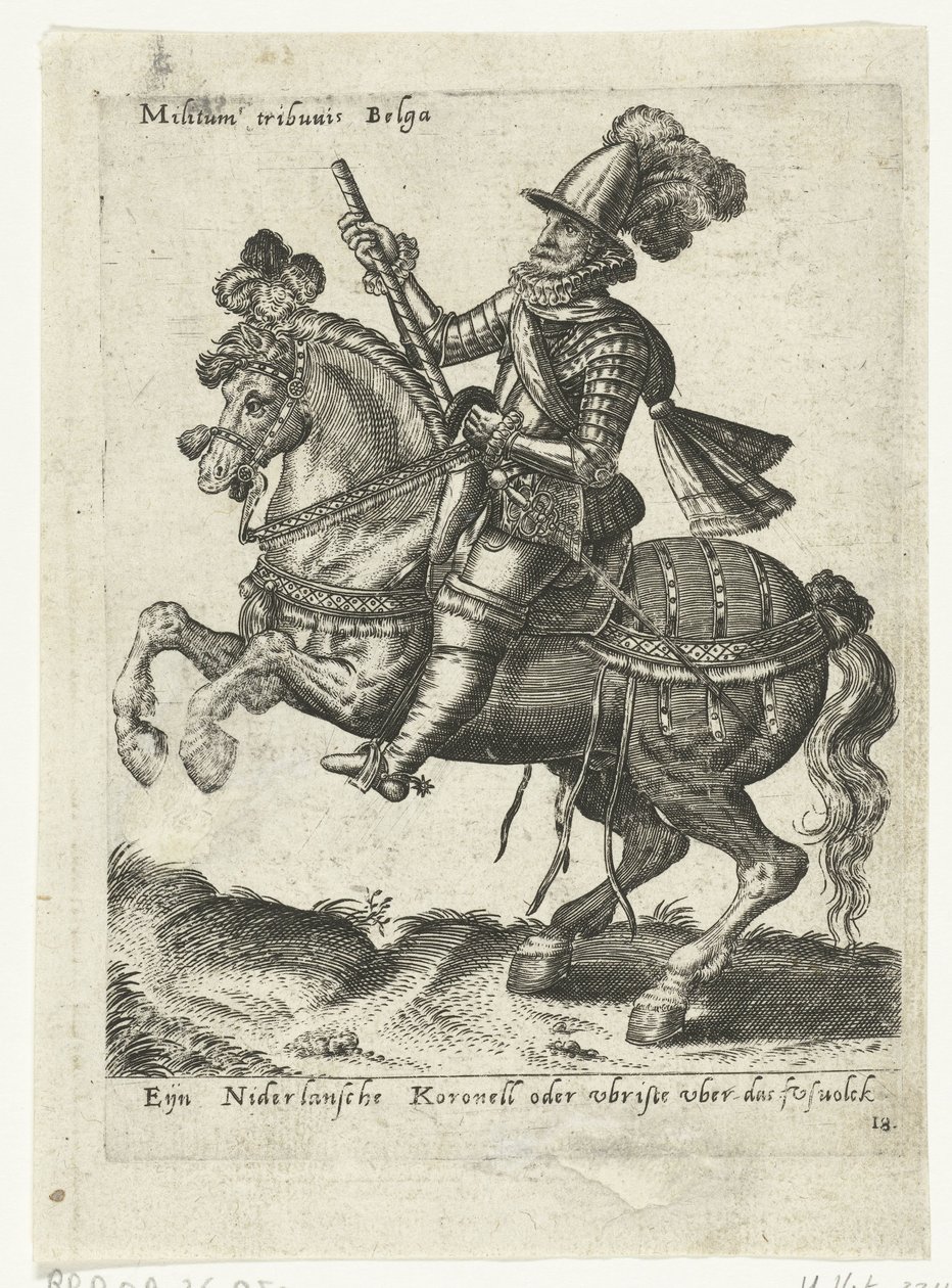 Comandante cavaliere olandese da Abraham de Bruyn (attributed to)