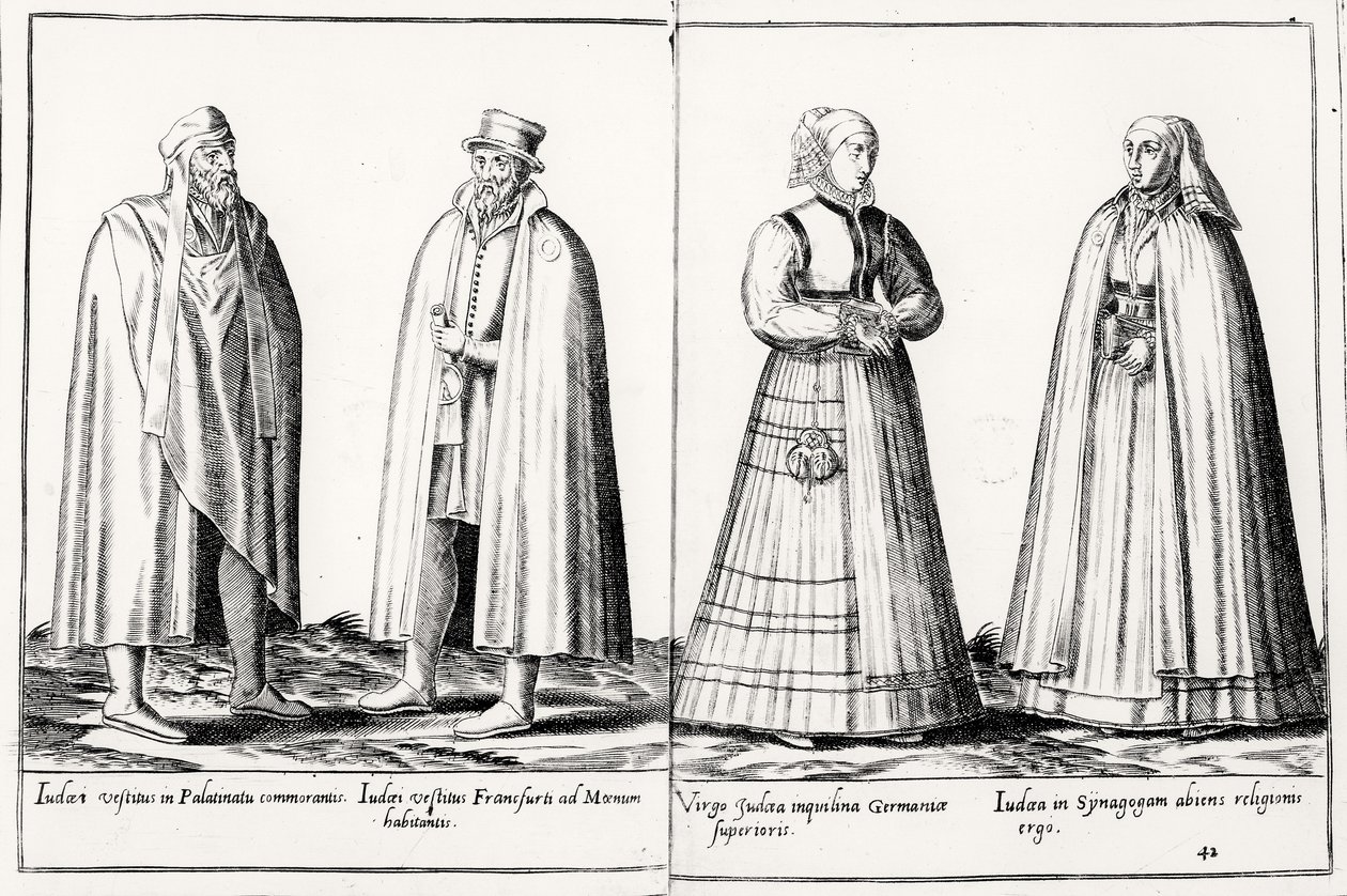 Abbigliamento ebraico del XVI secolo da 