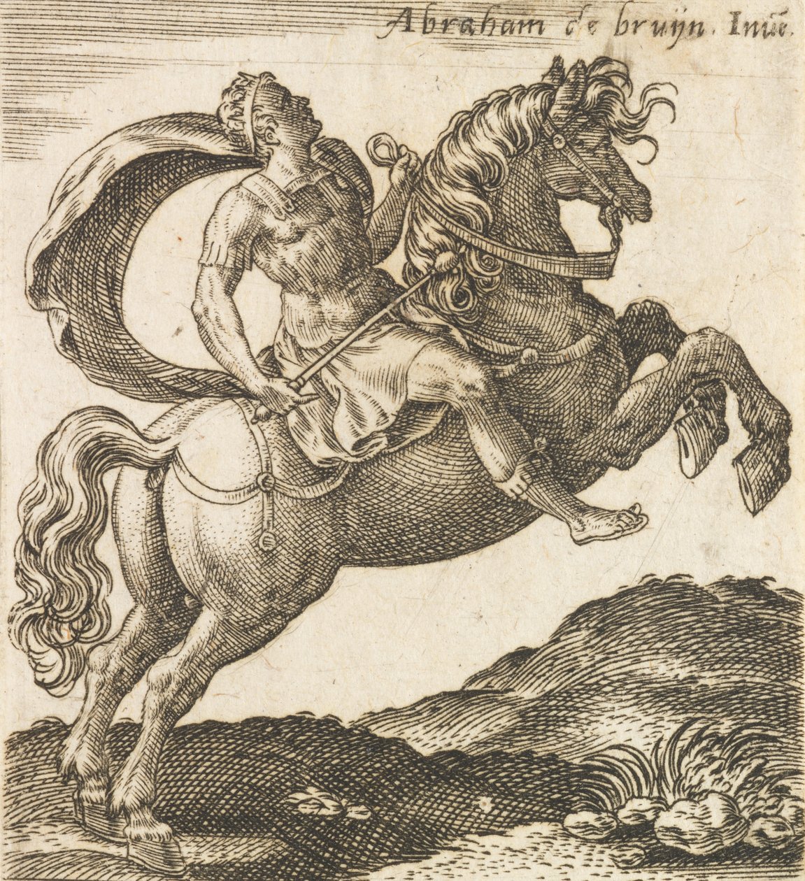 Tito Vespasiano da Dodici Cesari a Cavallo, ca. 1565-1587 da Abraham de Bruyn