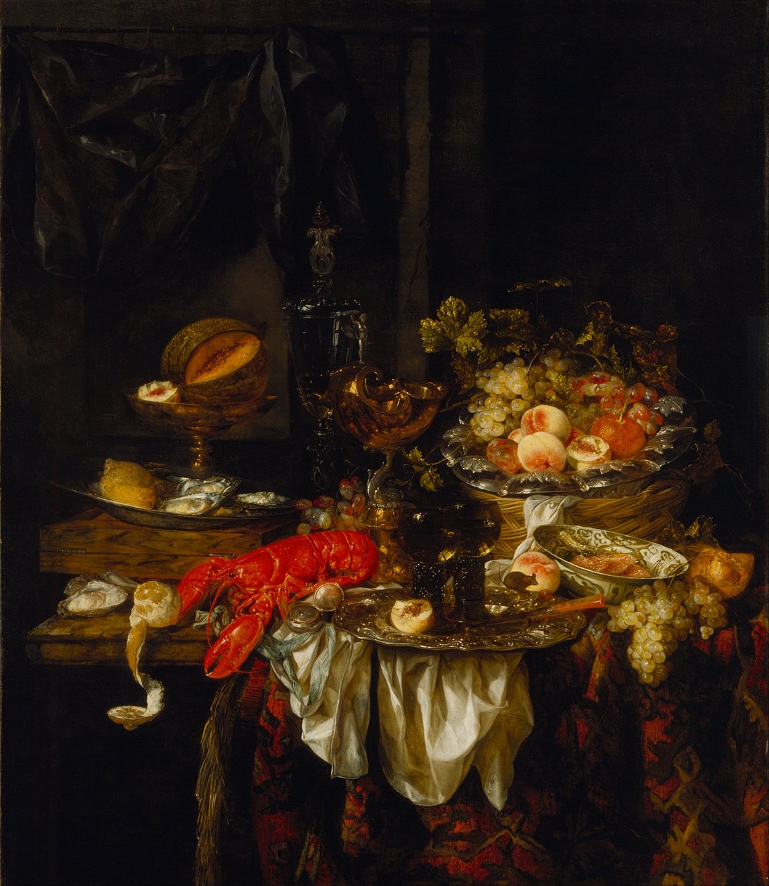 Natura morta con banchetto da Abraham van Beyeren