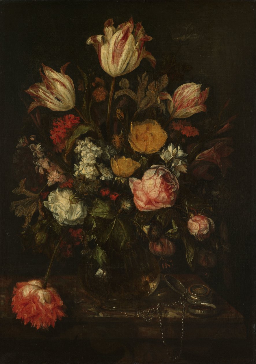 Natura morta con fiori da Abraham van Beyeren