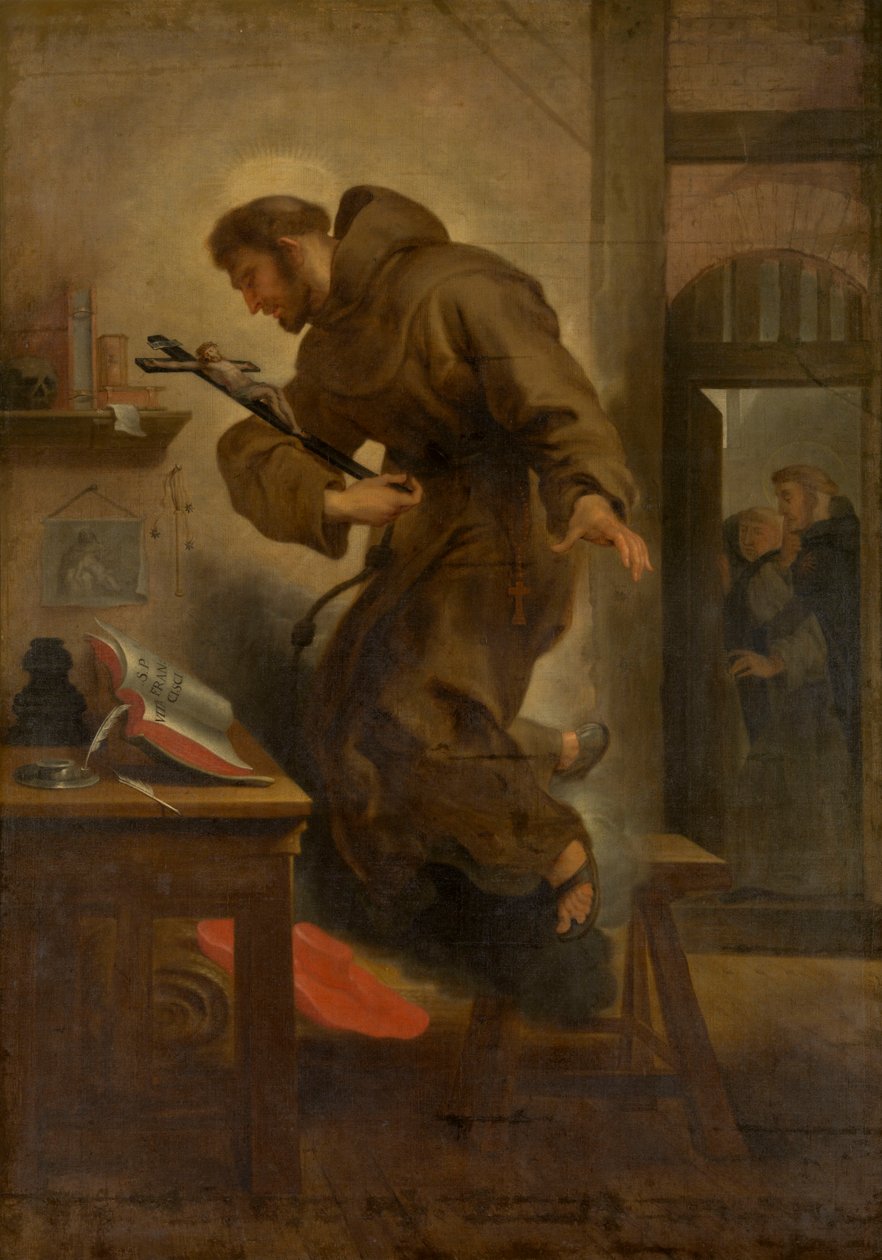San Bonaventura in estasi da Abraham van Diepenbeeck