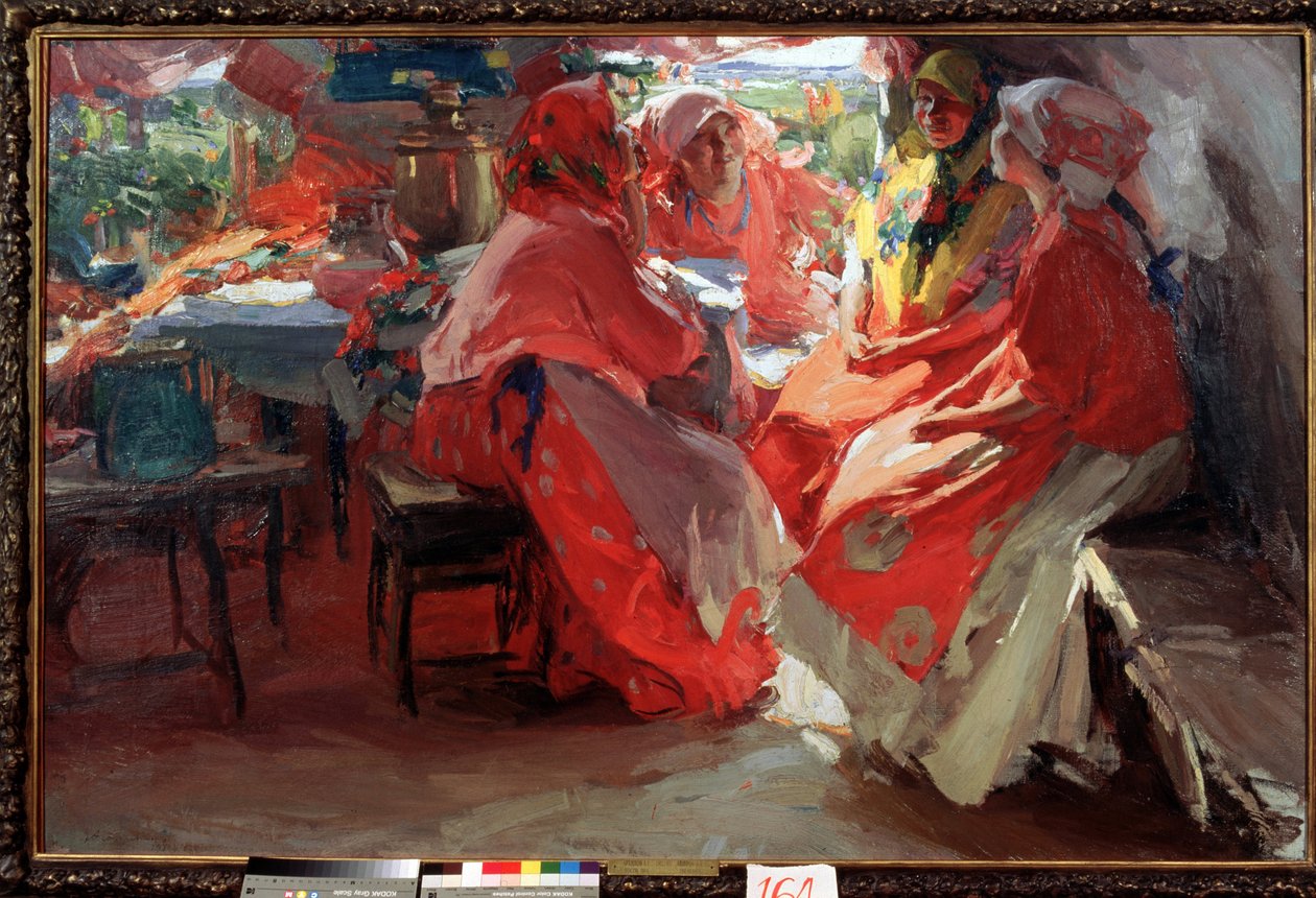 Les visiteurs da Abram Efimovich Arkhipov