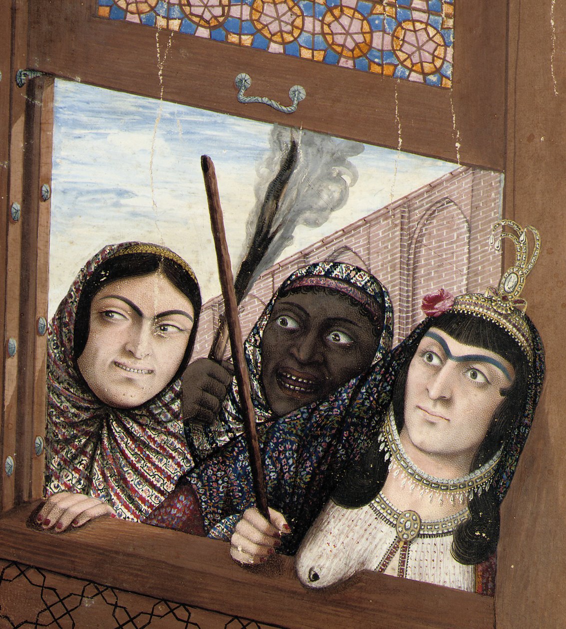 Amanti che si abbracciano, seconda metà del XIX secolo da Abul Hassan Ghaffari