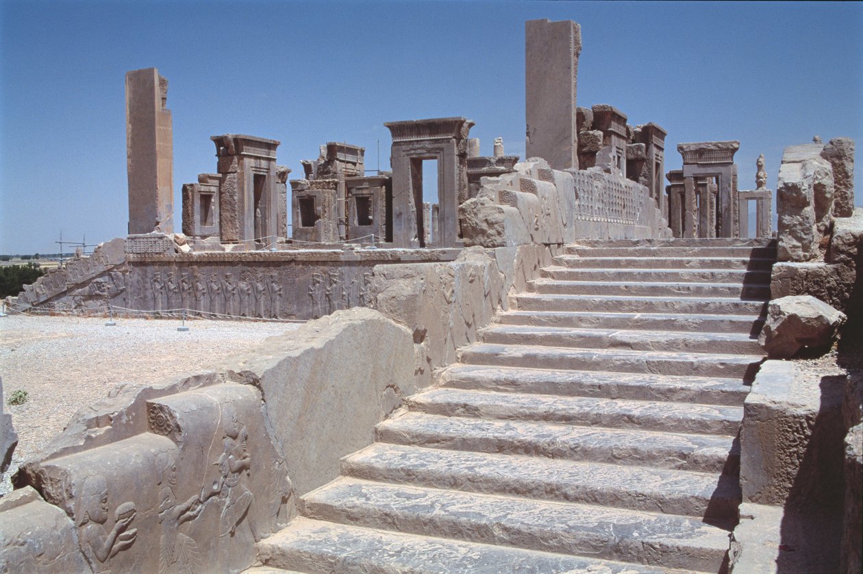 Scala del Tachara (palazzo privato di Dario) c.485 a.C. da Achaemenid