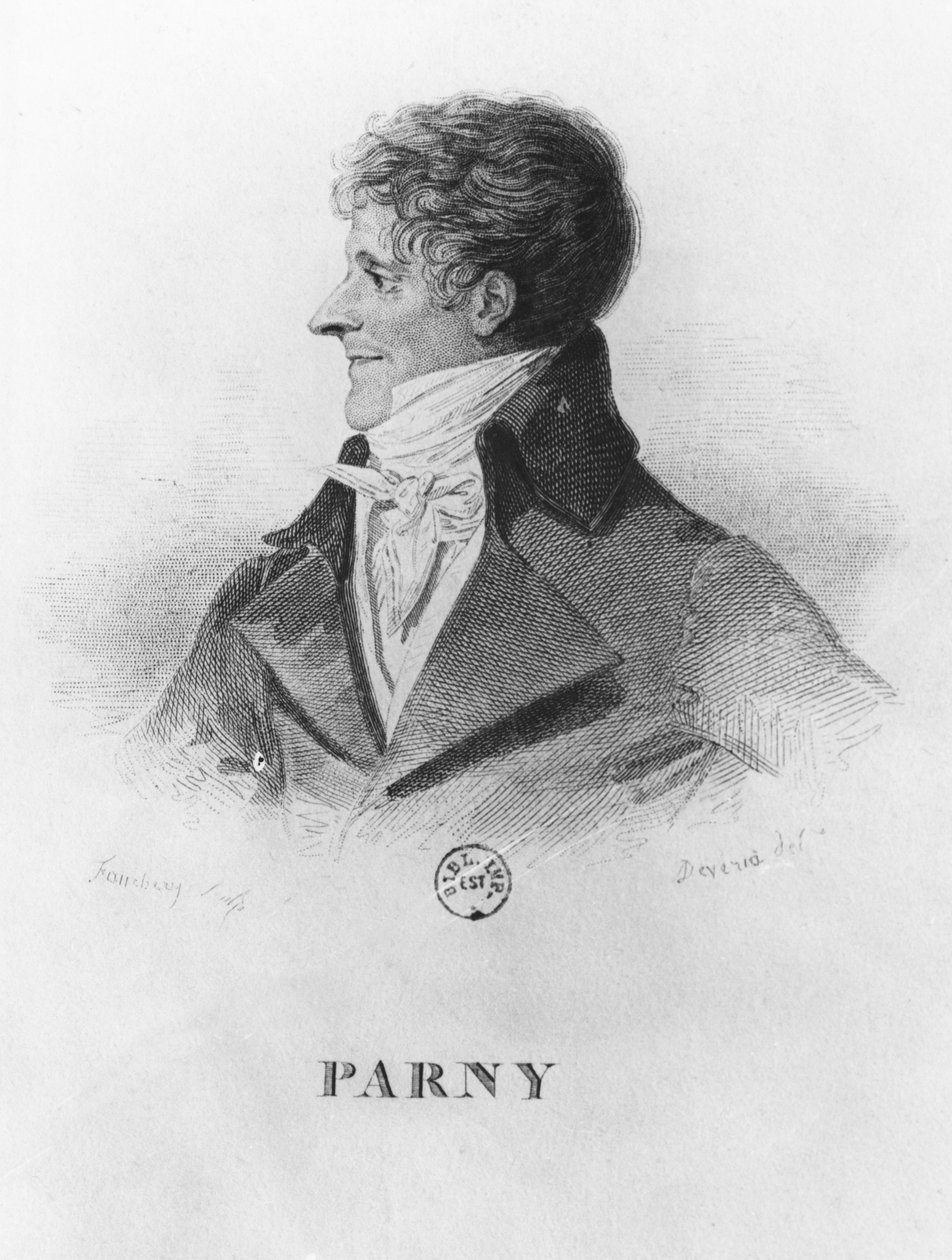 Évariste Désiré de Forges, Visconte di Parny da Achille Devéria