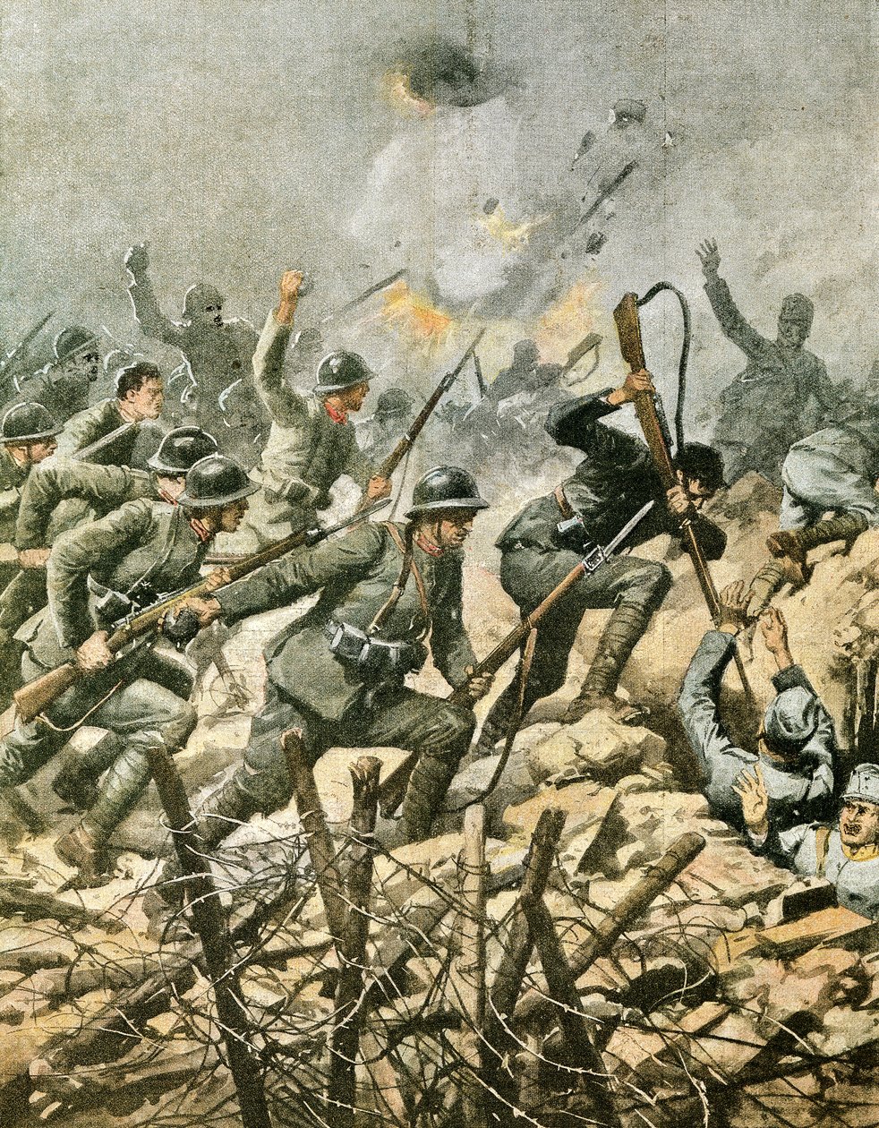 Assalto al Monte Ortigara da Achille Beltrame