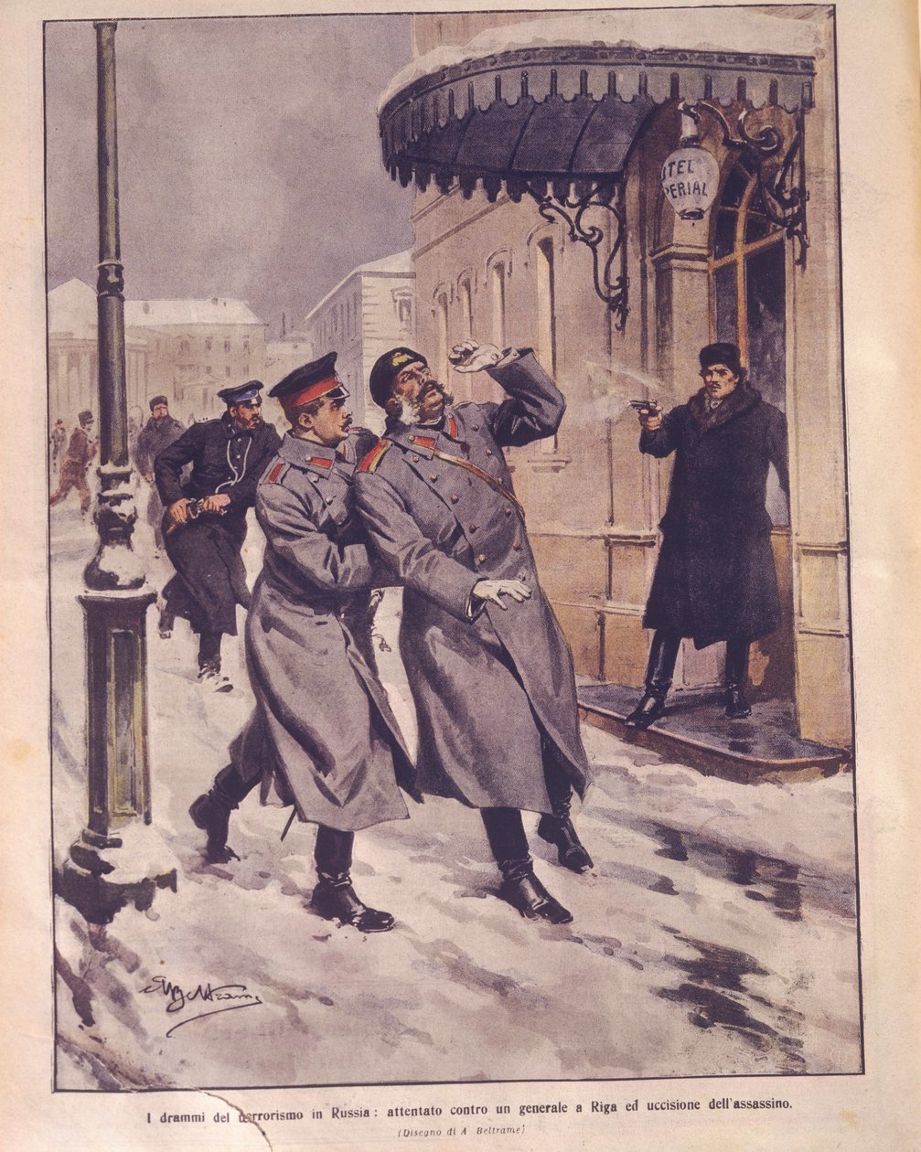 Illustrazione di copertina del Terrorismo nell