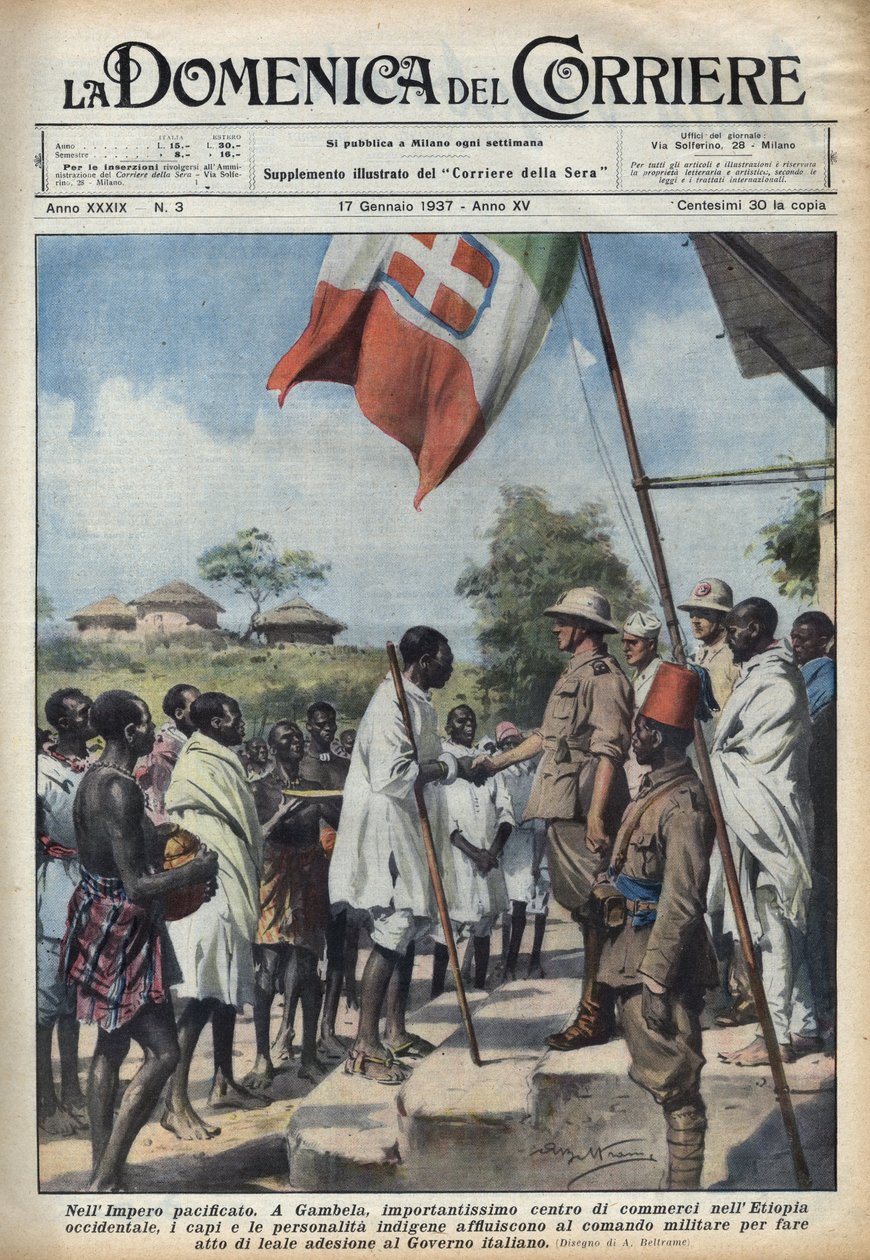 Fascismo 1937: Incontri a Gambela, centro commerciale dell