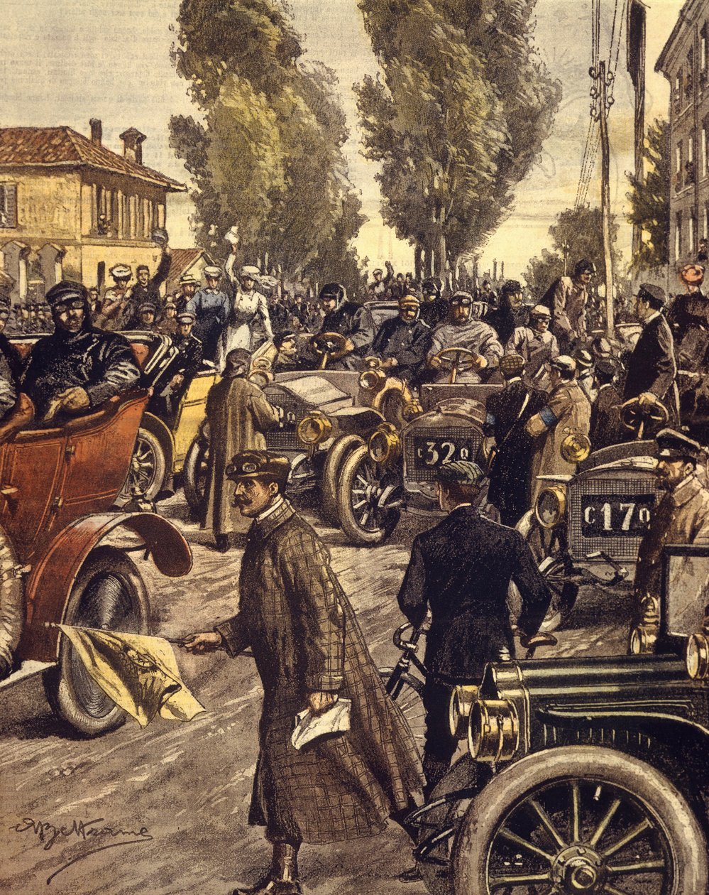 Gara internazionale di resistenza automobilistica, 27 maggio da Achille Beltrame