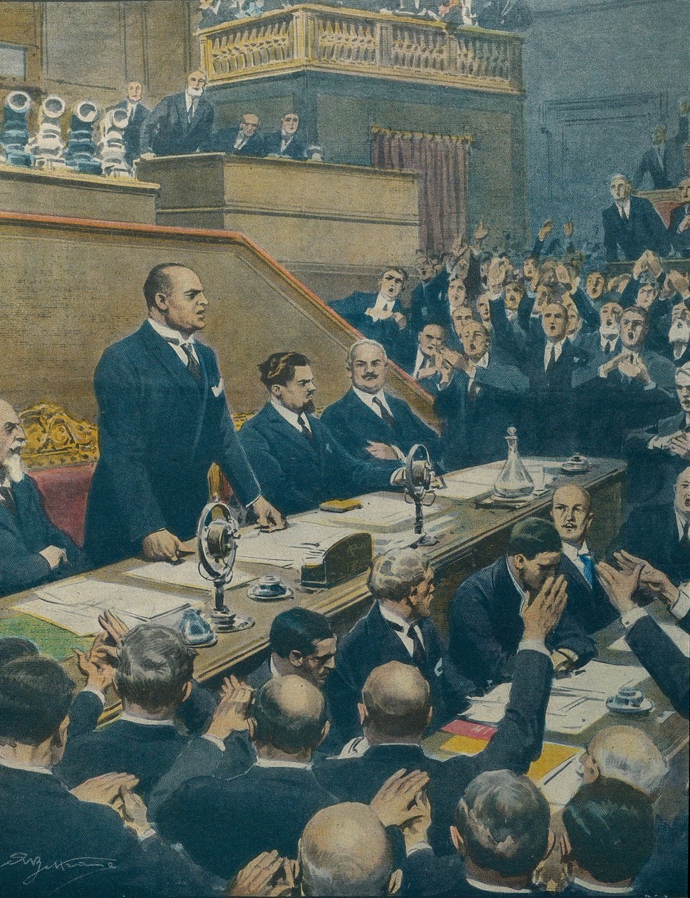 Benito Mussolini (1883-1945). Politico fascista italiano, duce d
