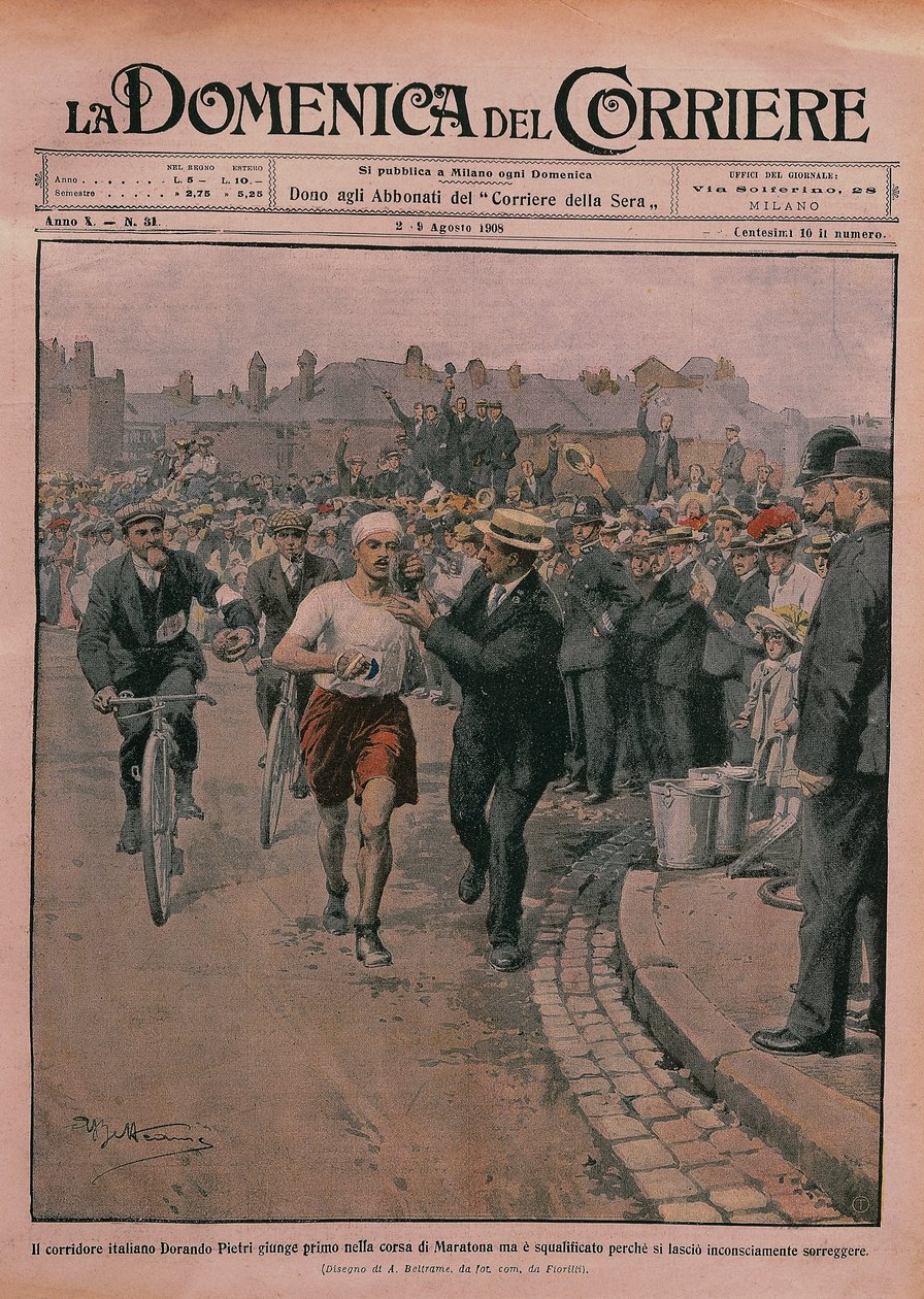 Le Olimpiadi del 1908, copertina di 