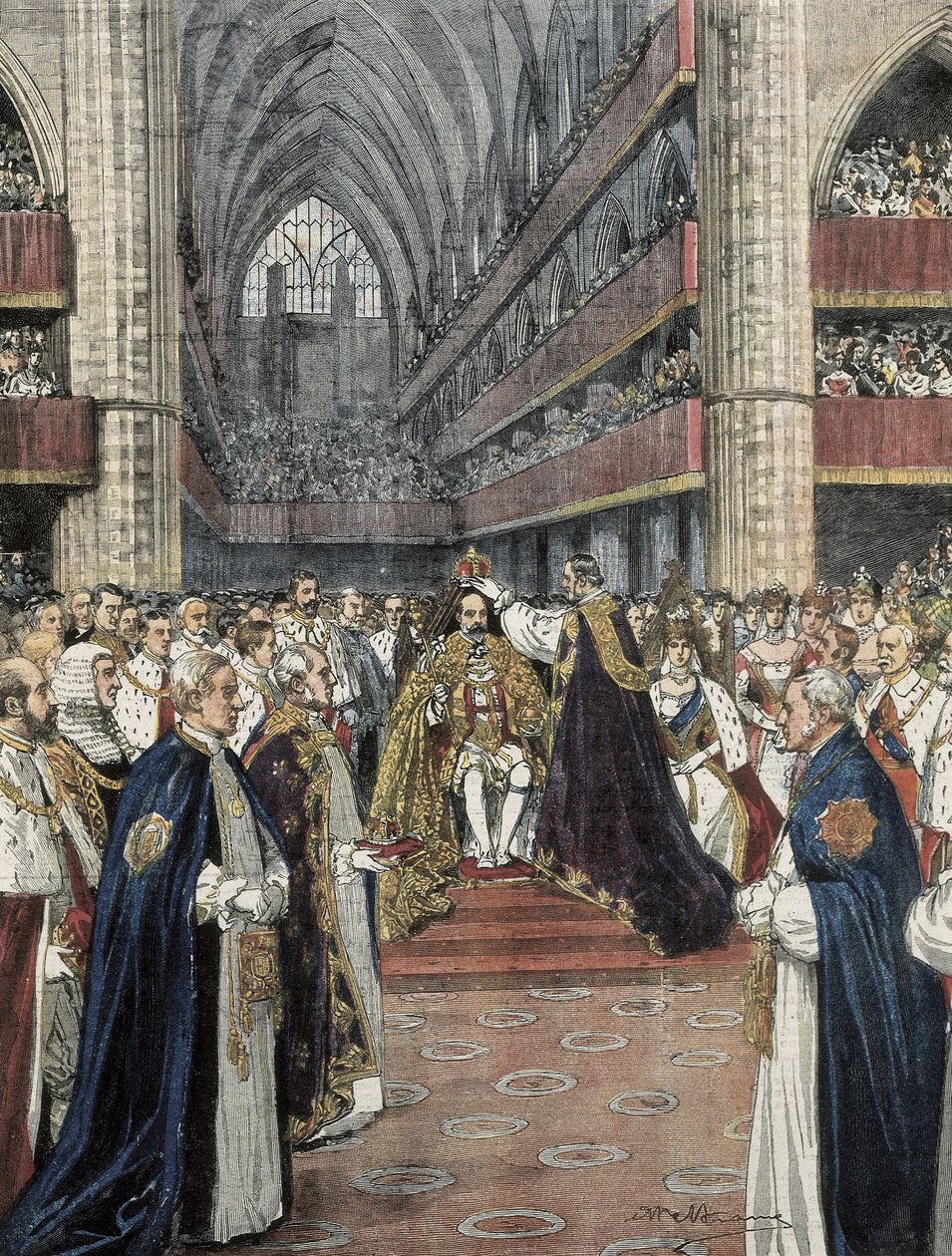 Regno Unito (1901). Incoronazione di Edoardo VII nell