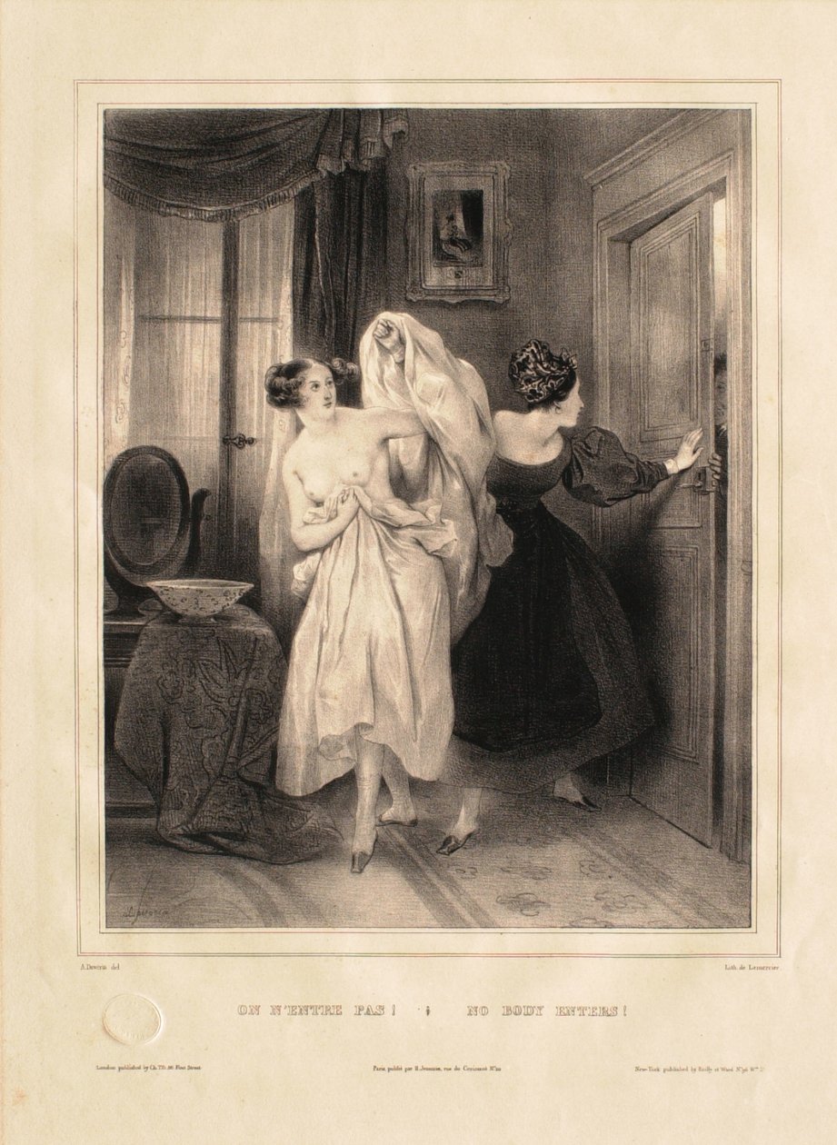 Nessuno entra! da Achille Devéria