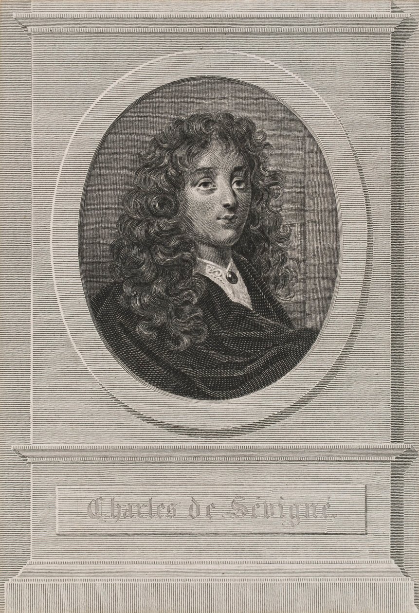 Ritratto di Charles de Sévigné da Achille Devéria