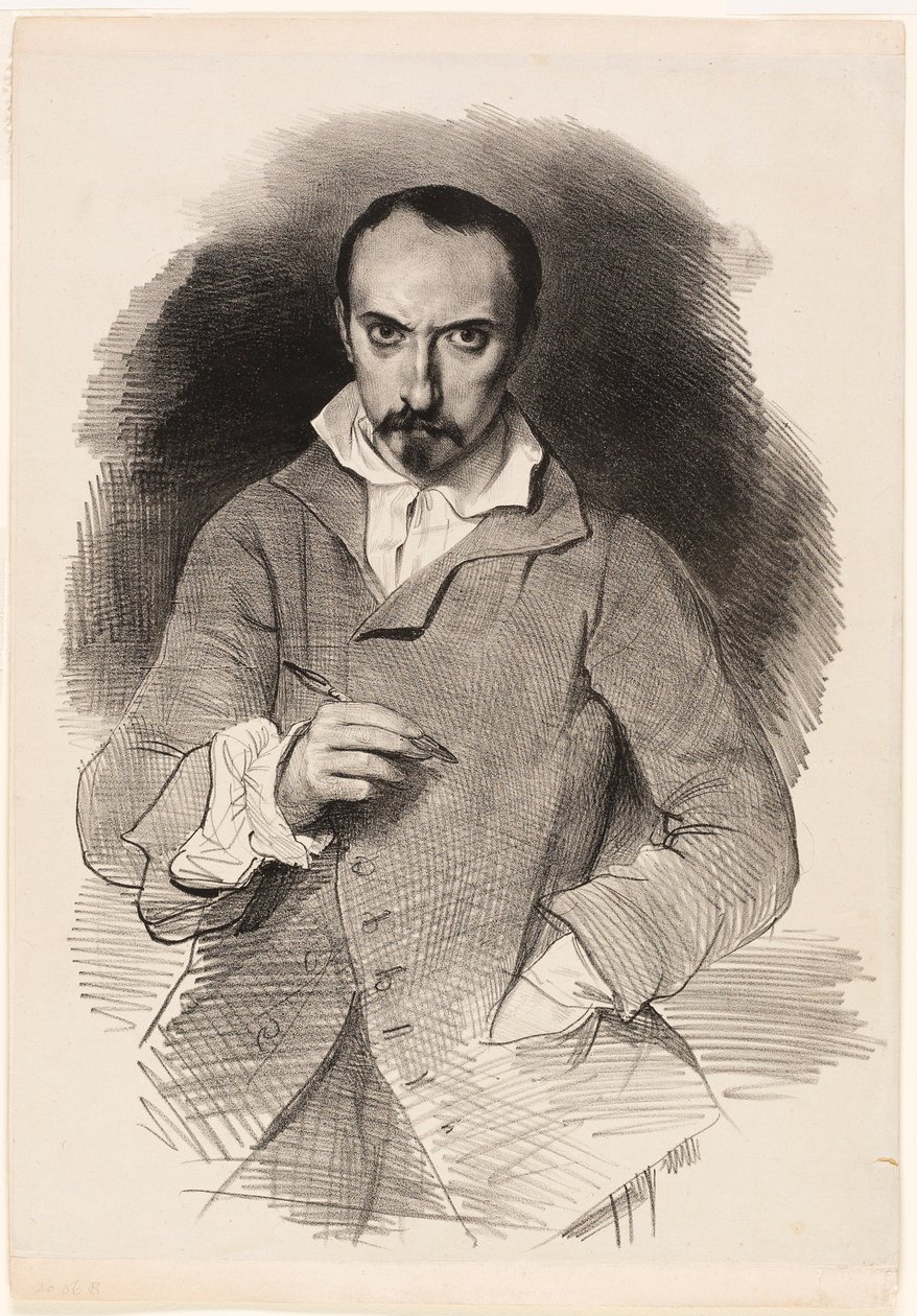 Autoritratto da Achille Devéria