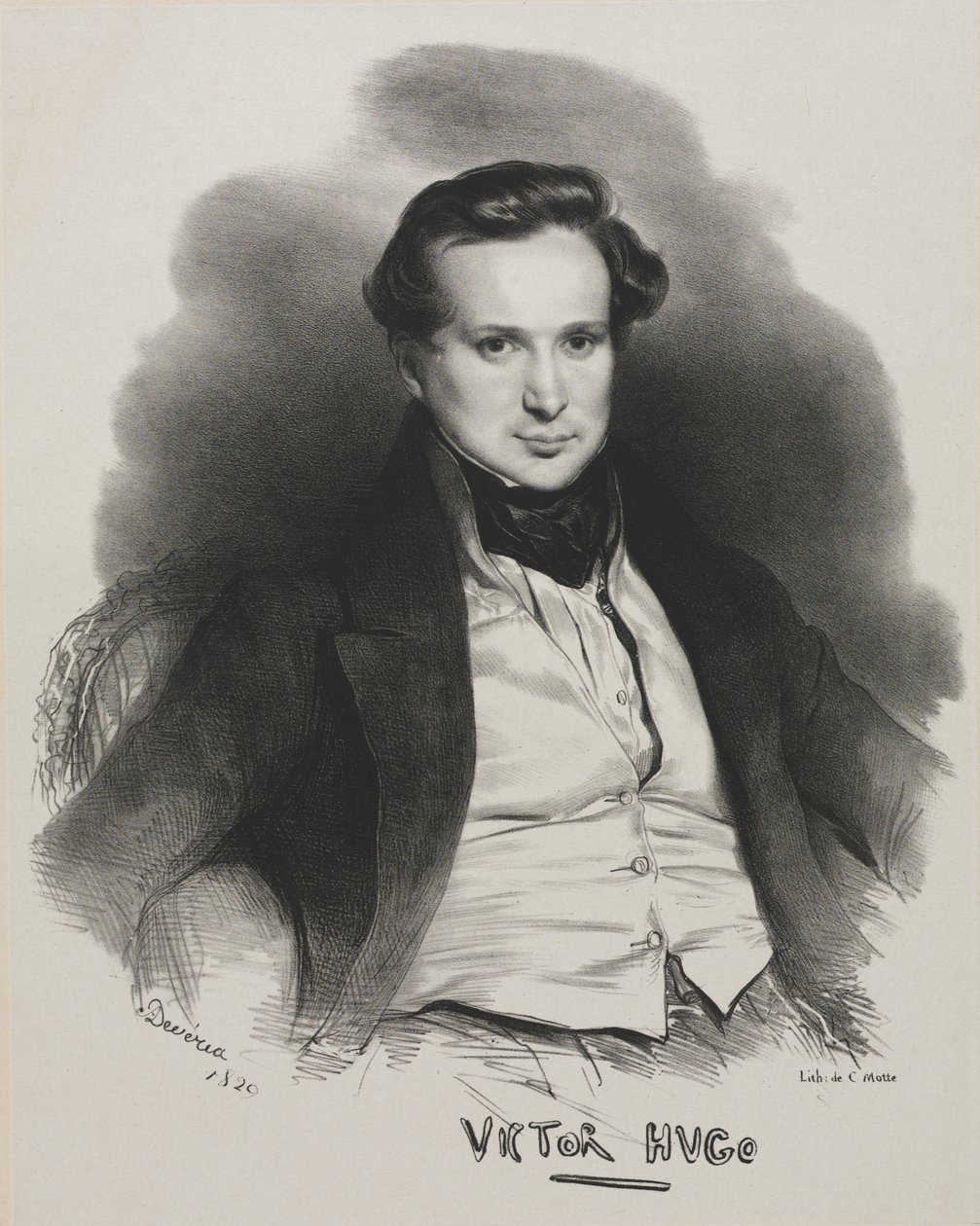 Victor Hugo da Achille Devéria
