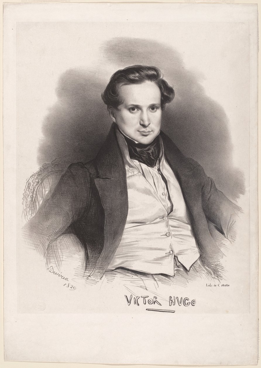 Victor Hugo da Achille Devéria
