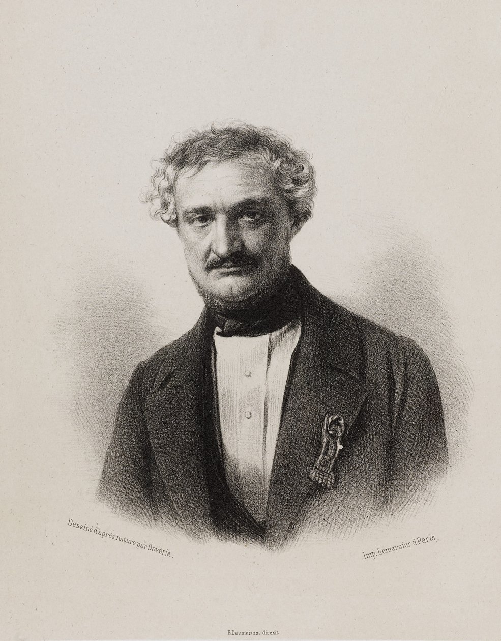 Assemblea nazionale, galleria dei rappresentanti del popolo - Sylvain Guizard da Achille Devéria