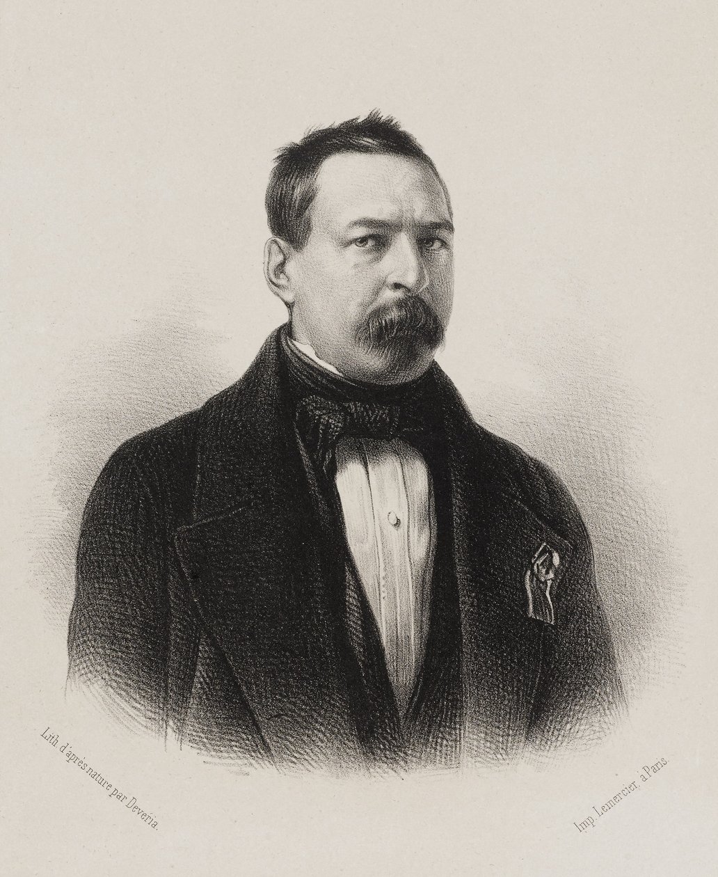 Assemblea nazionale, galleria dei rappresentanti del popolo - Toussaint Bravard da Achille Devéria