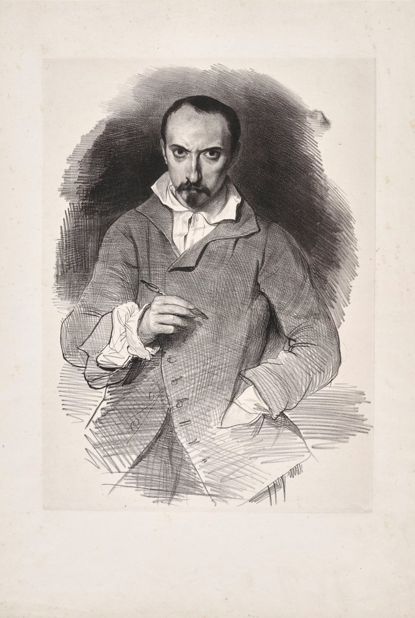 Autoritratto, secondo quarto del XIX secolo da Achille Devéria