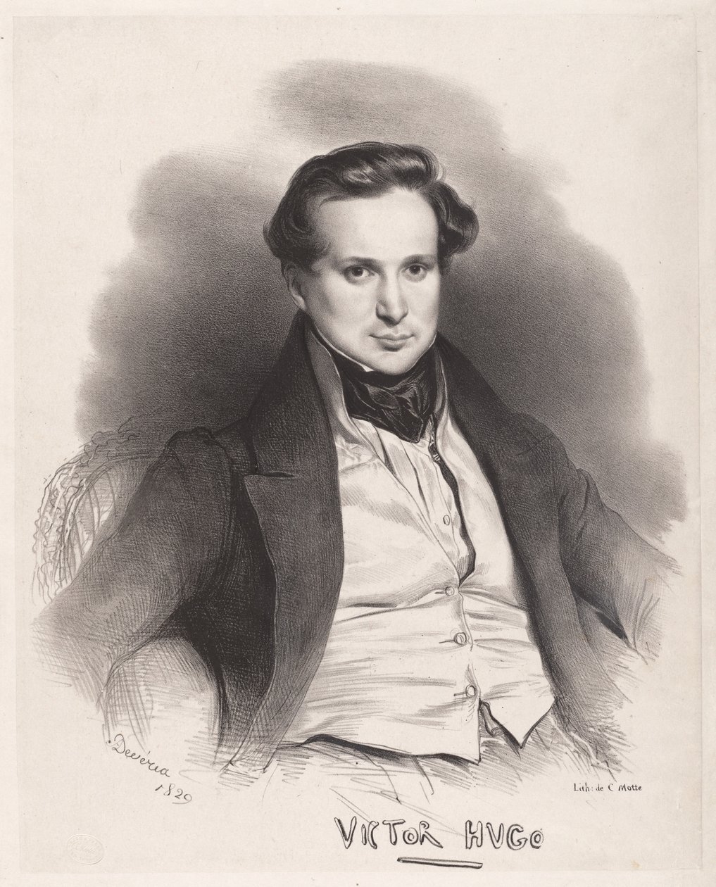 Victor Hugo da Achille Devéria