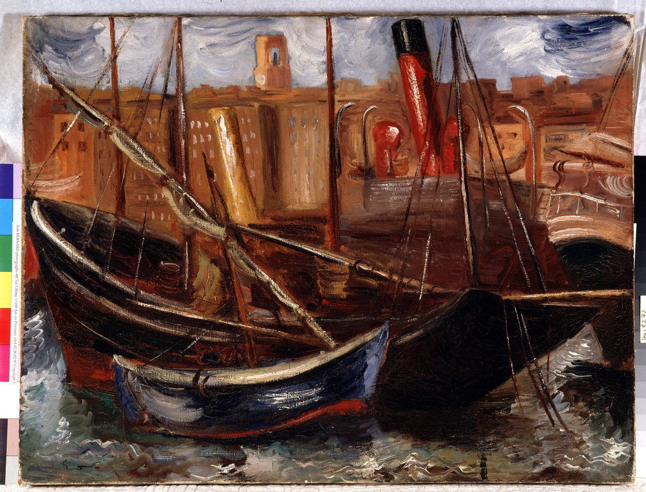 Barche nel Vecchio Porto di Marsiglia da Achille Emile Othon Friesz