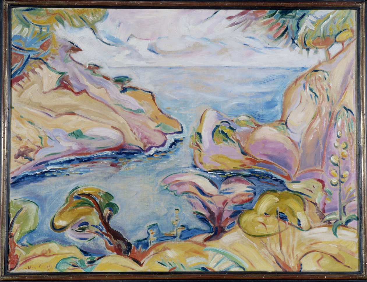 La Calanque de Figuerolles a La Ciotat Achille-Emile Othon Friesz (1879-1949) 1907 da Achille Emile Othon Friesz
