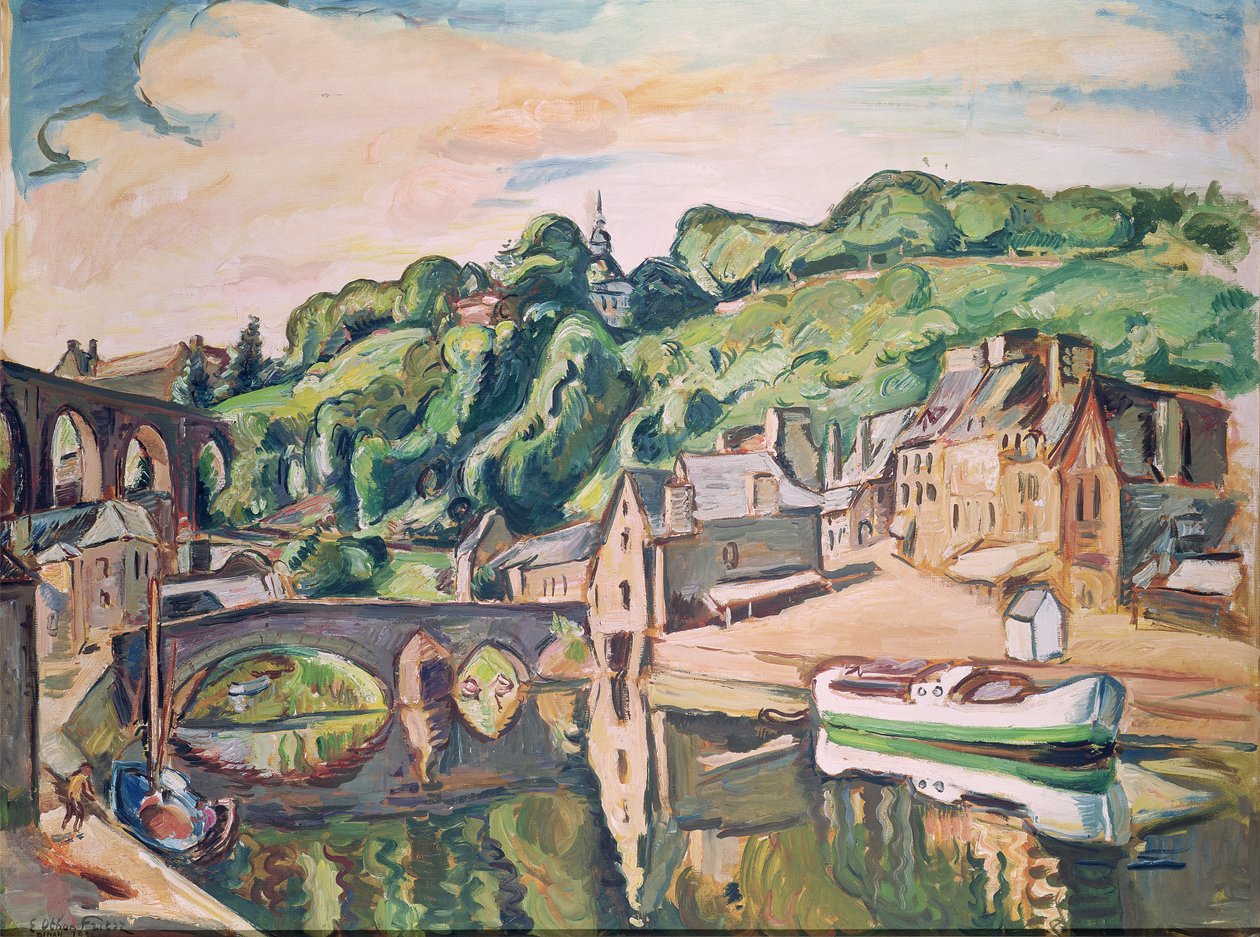 Veduta di Dinan da Achille Emile Othon Friesz
