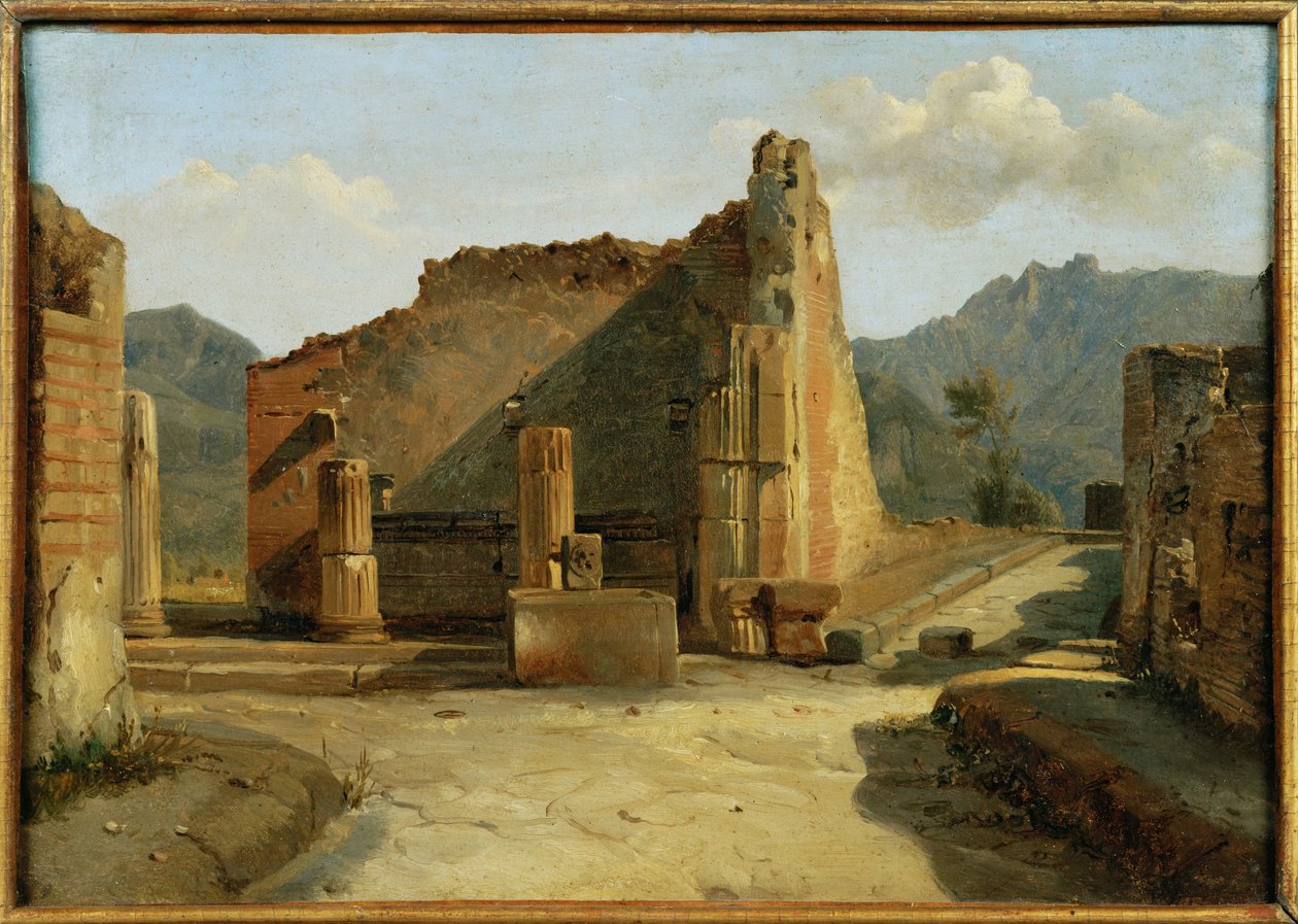 Il Foro di Pompei ... da Achille Etna Michallon